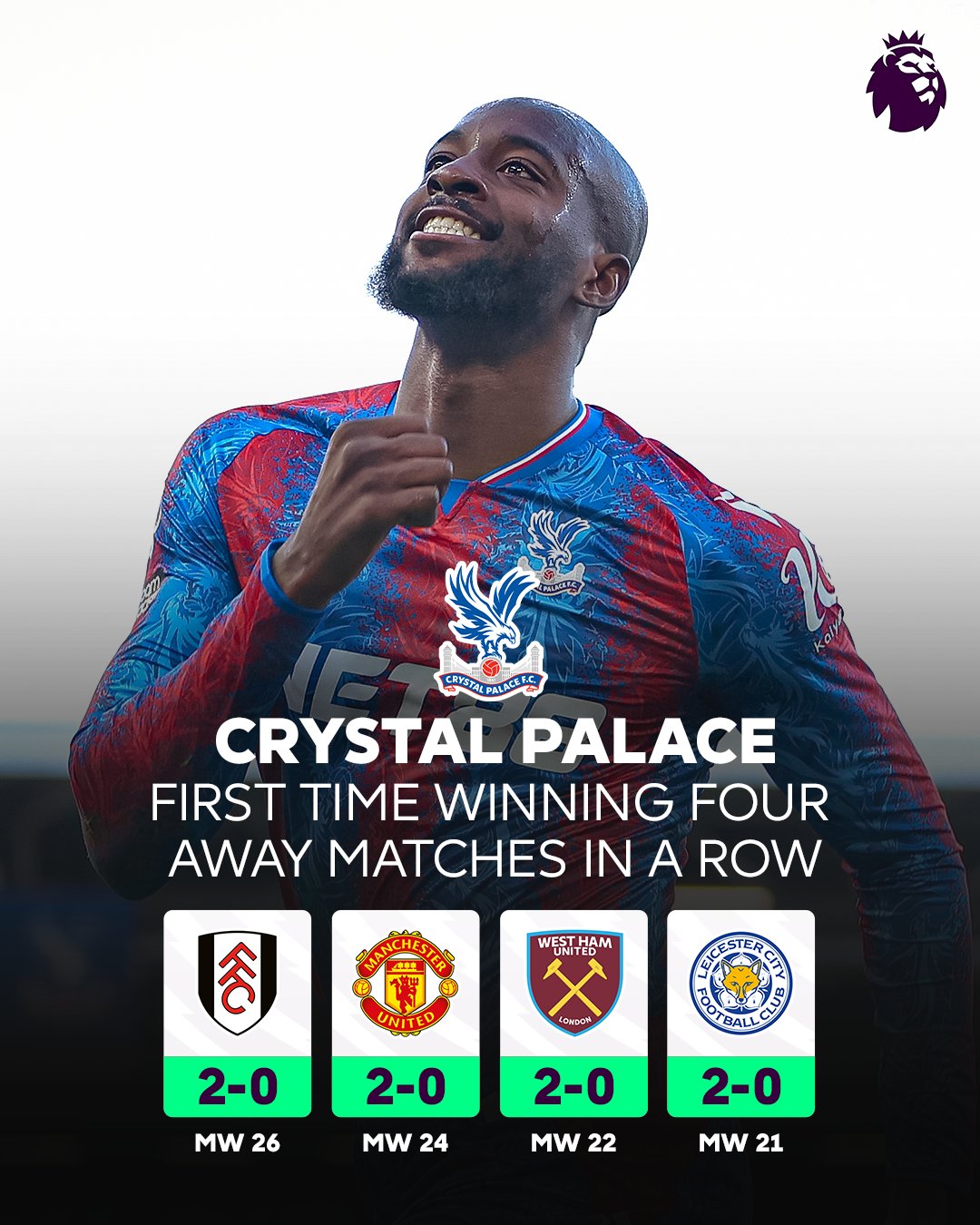 水晶宫主场略胜一筹，锁定胜利